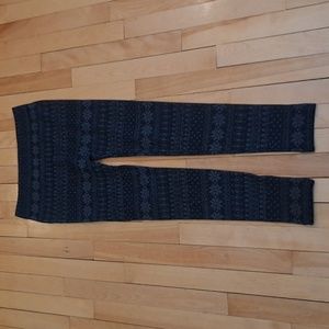 French Laundry leggings, large, fleece-lined